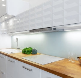 View of Under Counter LED Lights for Kitchens Featuring Lepotec – LEPOTEC SHOP