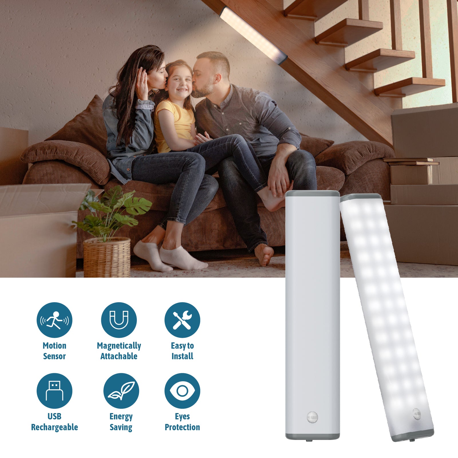 Under Cabinet Wireless LED Lights with Sensor – LEPOTEC SHOP