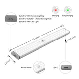 LEPOTEC 78 LED Wireless Motion Sensor Under Cabinet Light - product in use