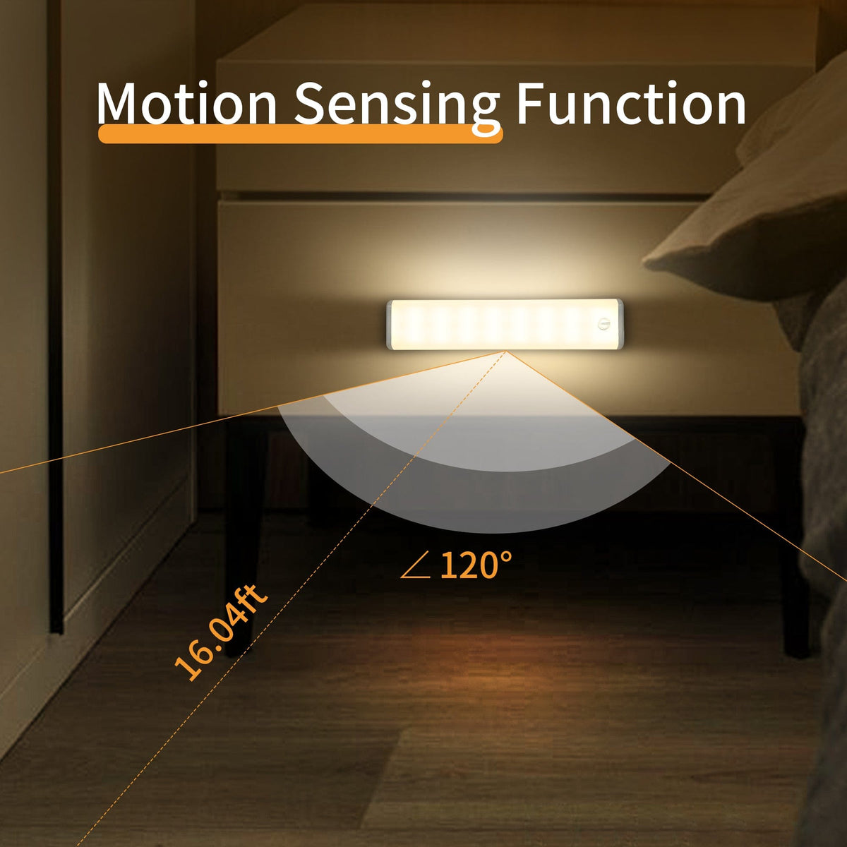 LEPOTEC 48 LED Wireless Motion Sensor Under Cabinet Light - product detail
