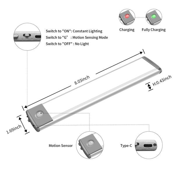 LEPOTEC 35 LED Under Cabinet Light - installation view