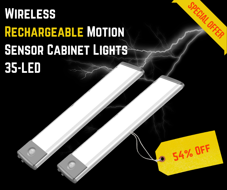 3 Color Wireless Rechargeable Motion Sensor Cabinet Lights – LEPOTEC SHOP