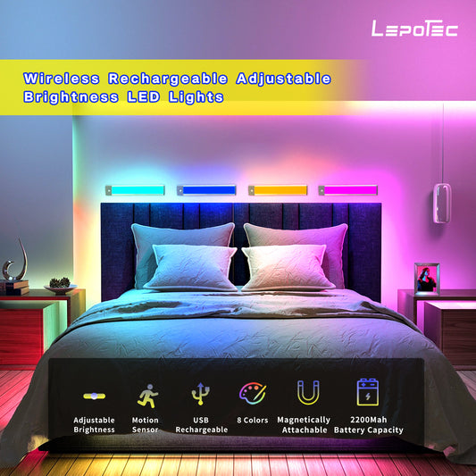 Upgrade Your Home with the 45 LED RGB Lepotec Motion Sensor Light