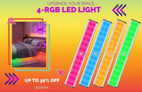 Transform Living Spaces with RGB LED Motion Sensor Light
