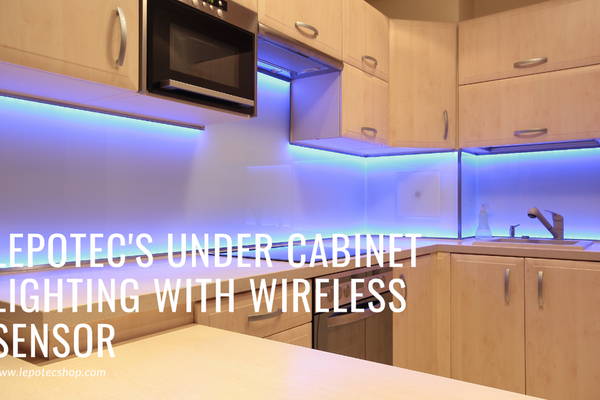 Lepotec's Under Cabinet Lighting with Wireless Sensor blog banner