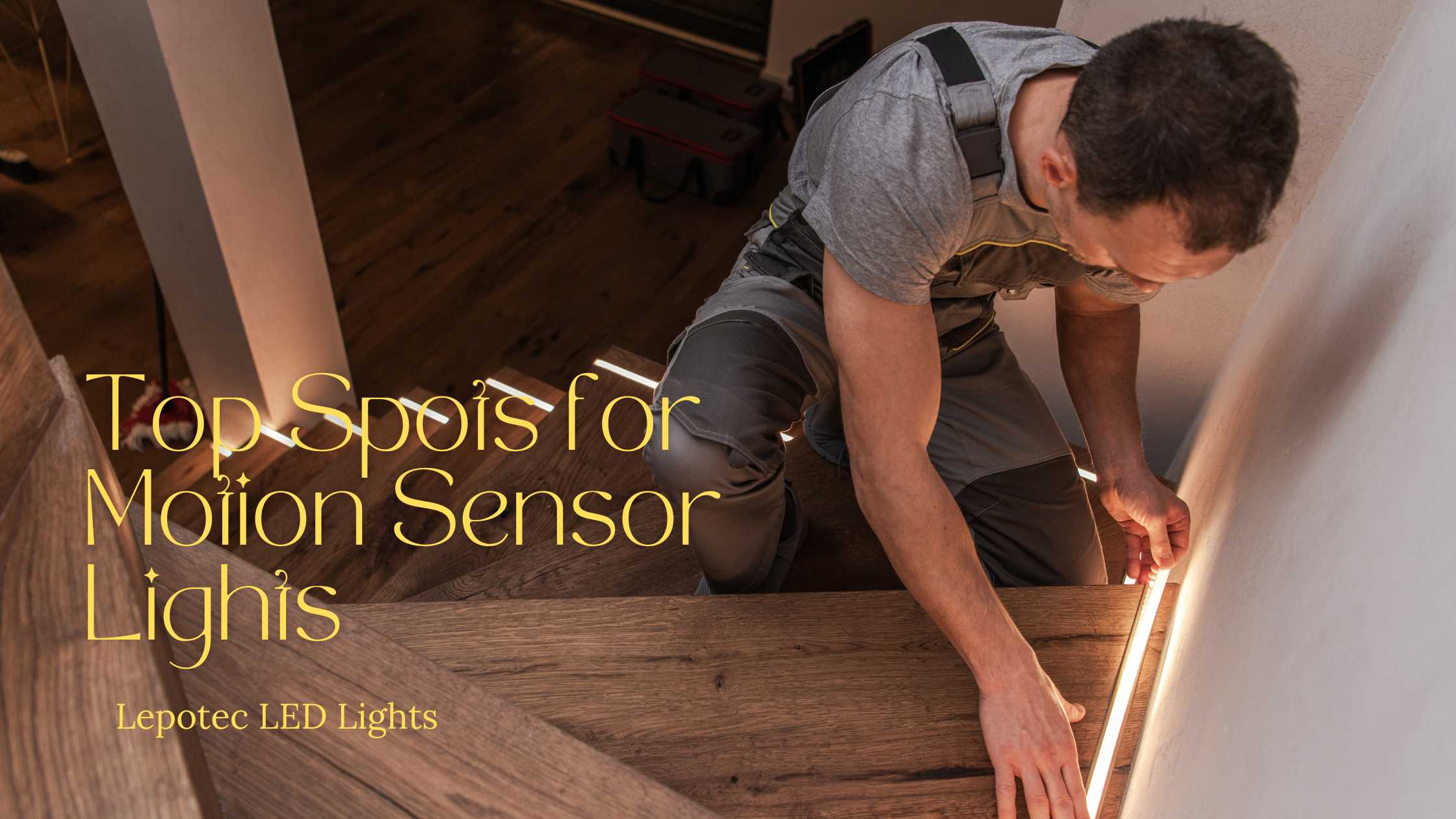 Top Spots for Motion Sensor Lights Lepotec LED Lights blog image