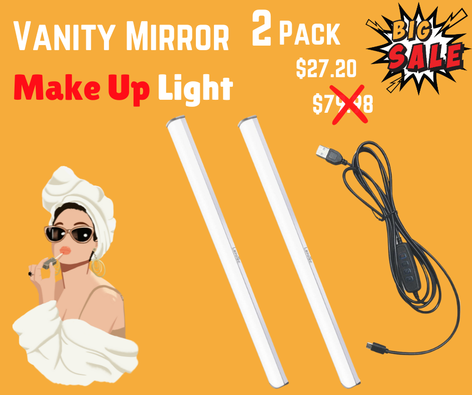 LEPOTEC-3-Color-Plug-in-Lights-Vanity-Make-Up-Light-64-LED LEPOTEC SHOP