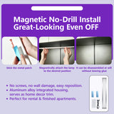 Radar Motion Sensor Under Cabinet Light, Rechargeable Magnetic LED Closet Light with Dual‑Light Source & RGB Ambient Light, 3‑Color‑Temp, Drill‑Free Wireless Light for Cabinet, Stair, Wardrobe, Display Shelf LEPOTEC SHOP