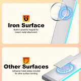 Radar Sensor Dual-Sided LED Cabinet Light, USB-C Rechargeable Under Shelf Lamp with 3-Color White Light & RGB Ambient Light, Magnetic No Drill Display Light for Wine Cabinet, Closet, RV & Gaming Room LEPOTEC SHOP