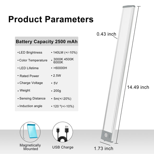 LEPOTEC 104 LED Wireless Motion Sensor Light - installation view