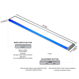 Rechargeable Radar Sensor LED Under Cabinet Light, Magnetic RGB Wireless Motion Light for Closet Cabinet Stair LEPOTEC SHOP