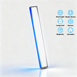 Rechargeable Radar Sensor LED Under Cabinet Light, Magnetic RGB Wireless Motion Light for Closet Cabinet Stair LEPOTEC SHOP