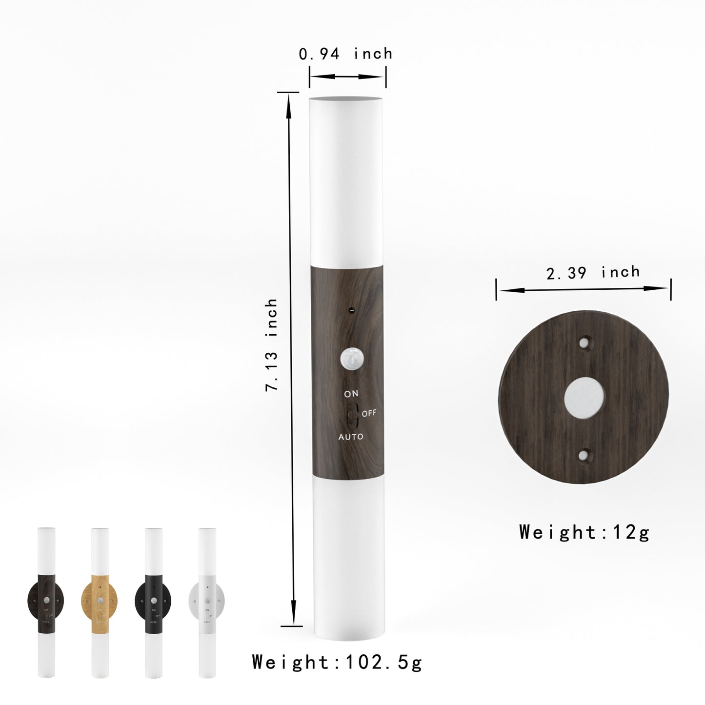 High Quality Wall Mounted Motion Sensor Lamp 2 Set Battery Operated