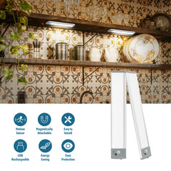 Lepotec 48 LED Rechargaeble Under Cabinet Light With Remote Control