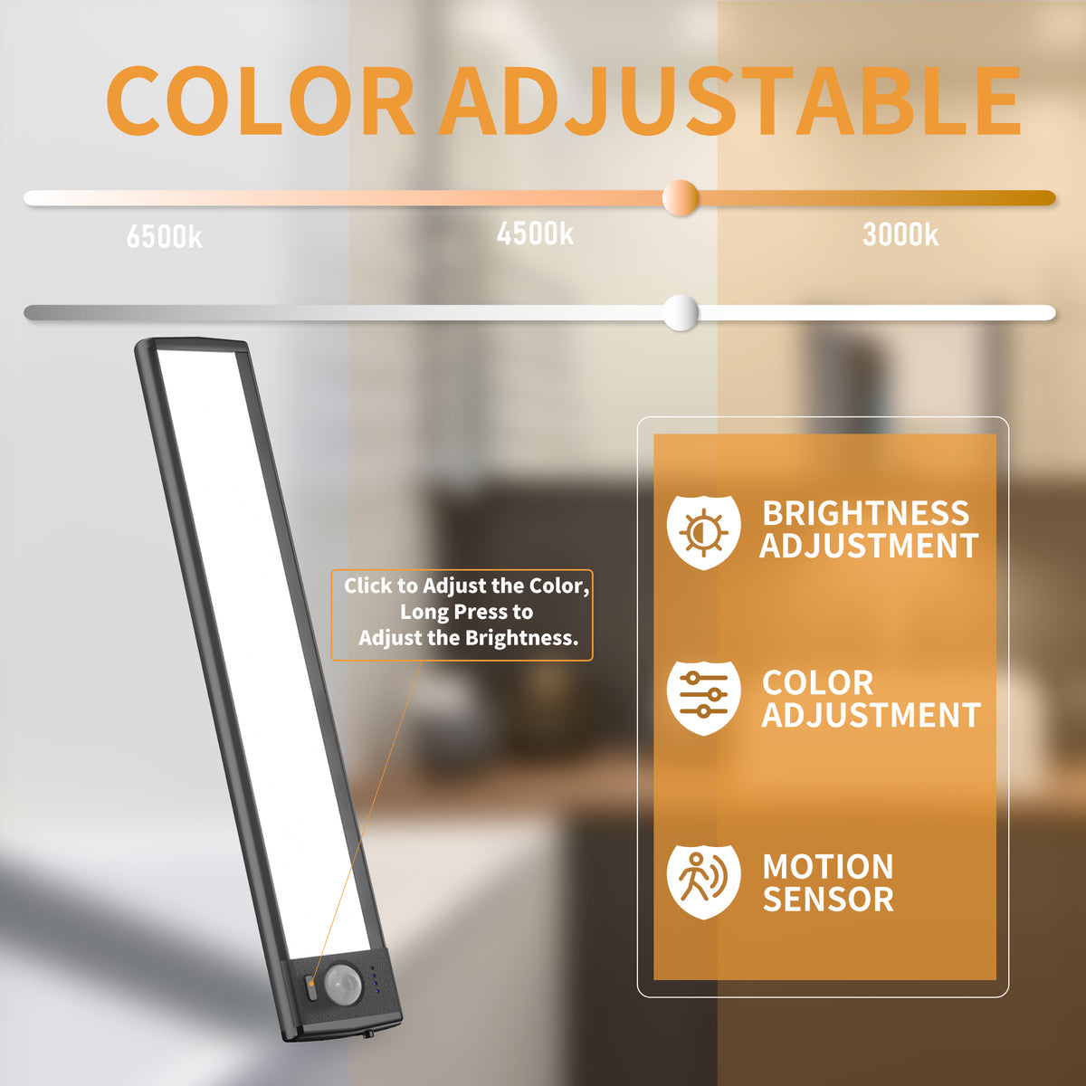 LEPOTEC 68 LED Wireless Under Cabinet Light - product detail