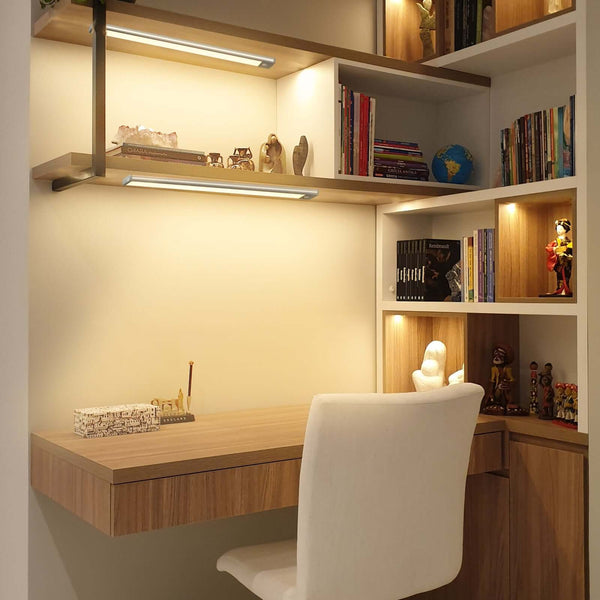 LEPOTEC 70 LED Wireless Motion Sensor Under Cabinet Light - installation view