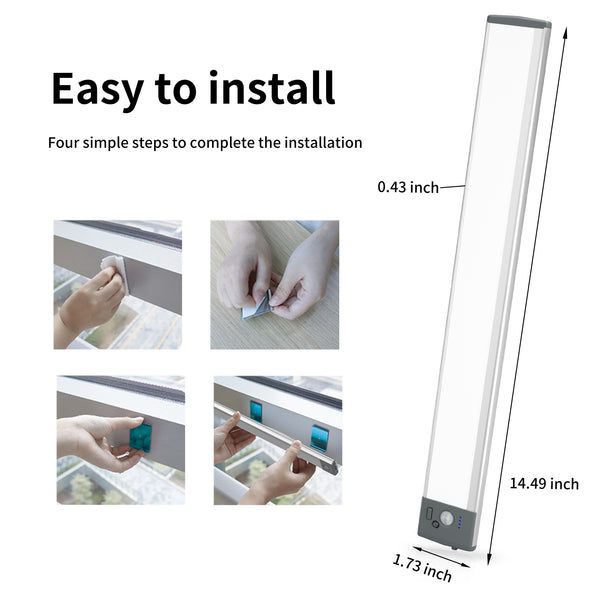 LEPOTEC 72 LED Under Cabinet Light - installation view