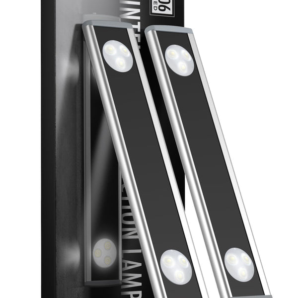 YIGER Under Cabinet Lights, Wireless Motion Sensor Light Indoor,10in LED White Lighting Rechargeable Battery Operated,4 Modes Night Light, Stick-On Magnetic Closet Lights for Kitchen, Hallway LEPOTEC SHOP