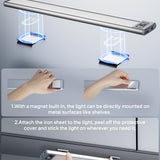 Under Cabinet Lighting with 68LED Numeric Display,3 Color Temps&Dimmable lights, Under counter lights for kitchen with 68 LED, Wireless Motion Sensor Light indoor, Stick-On Magnetic Closet Light(2 Pack) LEPOTEC SHOP