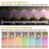 Pebble-Shaped Rechargeable RGB Night Light with Motion Sensor & Remote, 500mAh Battery, Single-Button Control, 120° 3-5m Detection, Magnetic Installation LEPOTEC SHOP