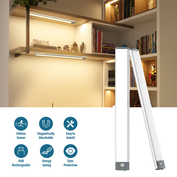LEPOTEC 70 LED Wireless Motion Sensor Under Cabinet Light - main product image