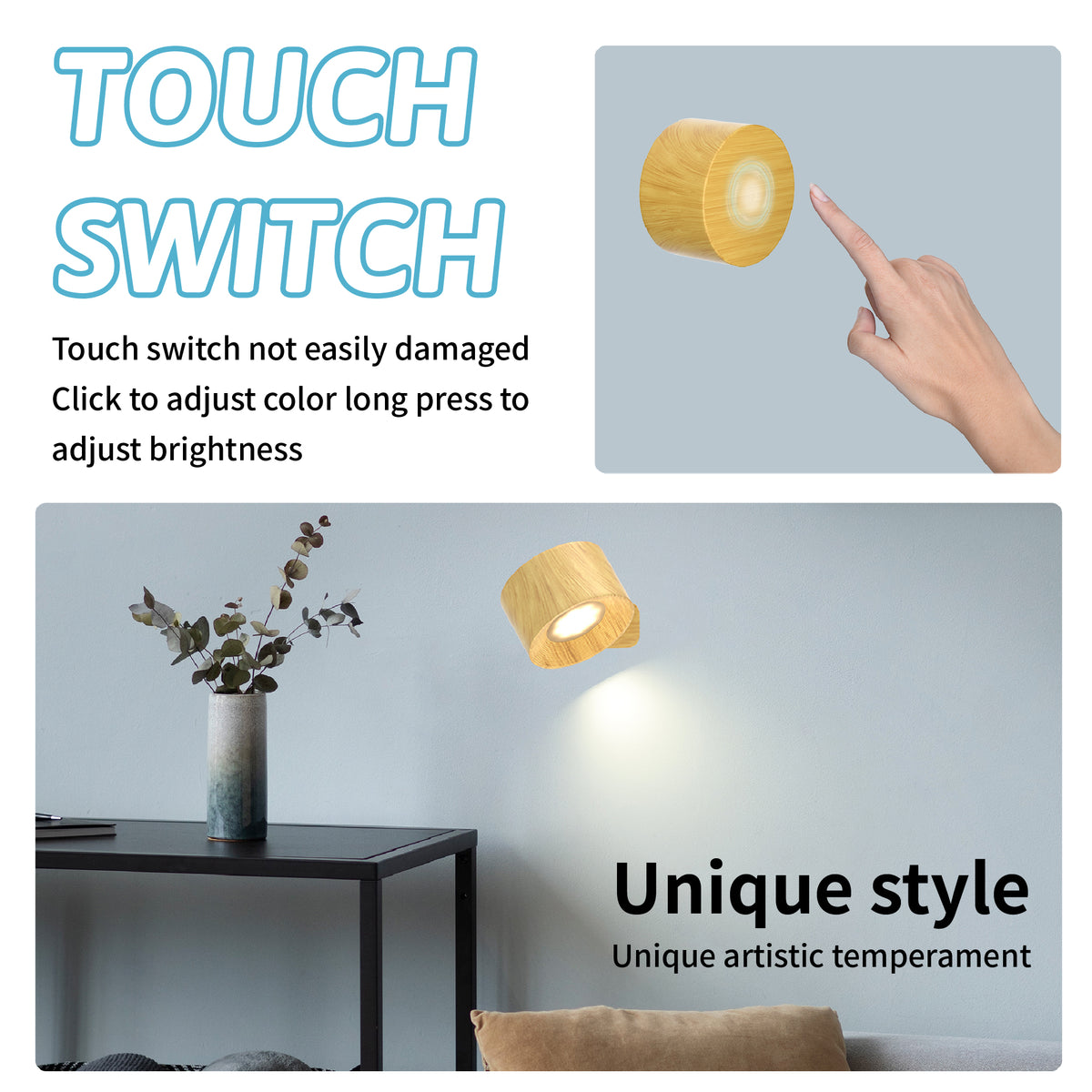 LEPOTEC LED Wall Sconce Light - product in use