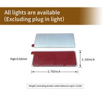 LEPOTEC LED Adhesive Mounting Kit - installation view