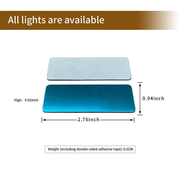 LEPOTEC LED Adhesive Mounting Kit - installation view