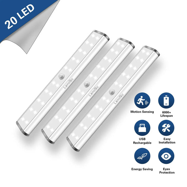 selected-lights Motion SensorLight sl-MS20-XX kabellose USB-C Akku -  LED-Leuchten - in 3 Längen