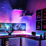 LEPOTEC 45 LED Motion Sensor RGB Color Changing Light Rechargeable - product in use