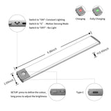 LEPOTEC 45 LED Motion Sensor RGB Color Changing Light Rechargeable - installation view
