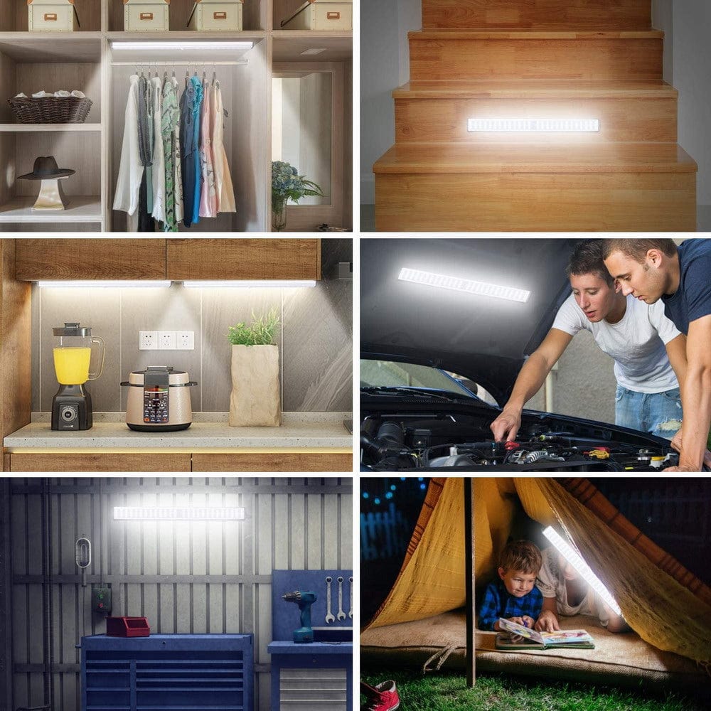 ATG Wireless Motion Sensor Under Cabinet Lights – USB-C Rechargeable, Adjustable Brightness
