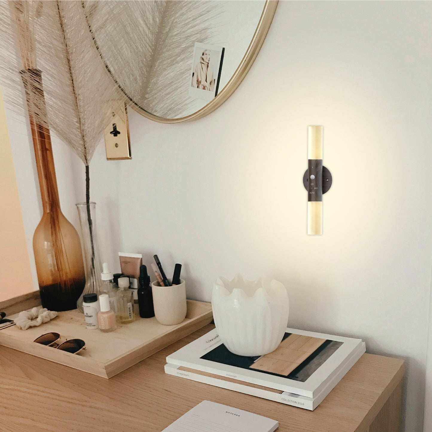 motion sensor wall mounted lamp